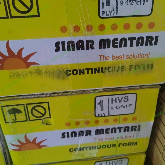 

Continuous Form Ncr Sinar Mentari 9.5X11 - 1 Ply Promo
