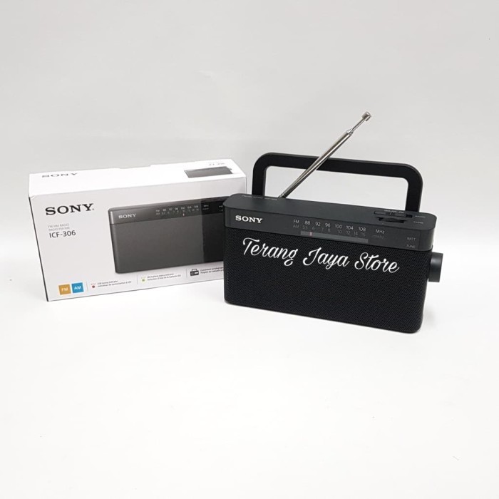 Termurah Radio Sony 2 Band Icf-306 Radio Portable Am/Fm Icf306