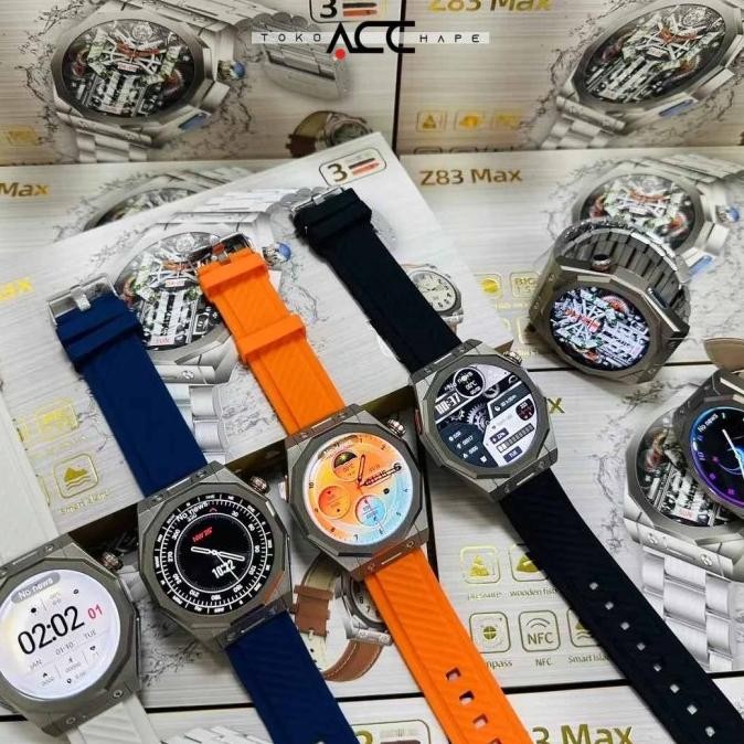 TERBARU - Smartwatch Z83 Max ULTRA HD AMOLED (49mm) SERIES Z IP68 ANDROID & i0s
