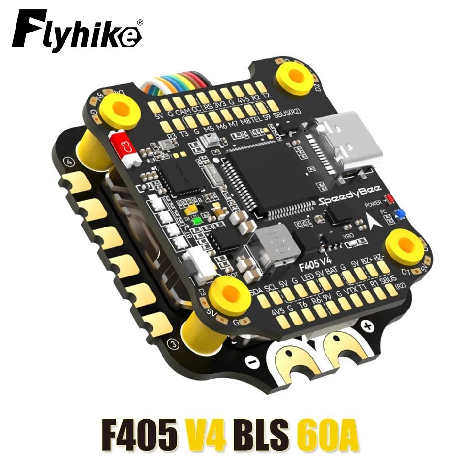 SPEEDYBEE F4 F405 V4 60A BLS 30X30 STACK FC & 4IN1 ESC INAV BETAFLIGHT WIRELESS BLUETOOTH FPV RACING