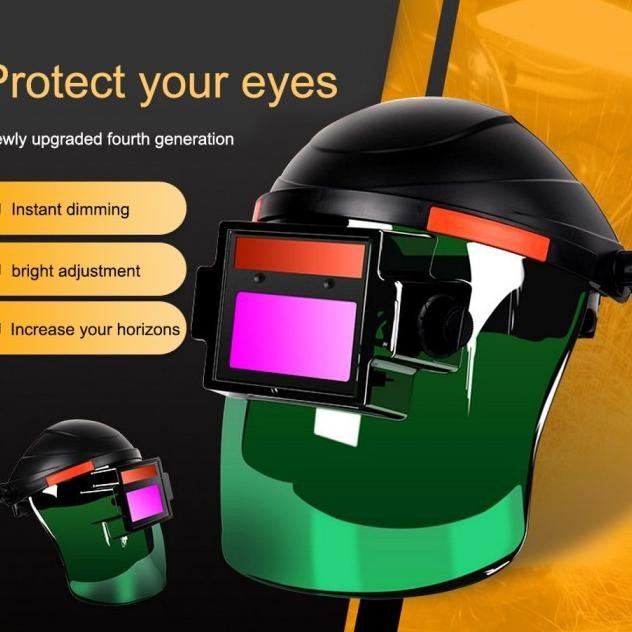 Tog Kedok Helm Kacamata Kaca Mata Las Listrik Otomatis Auto Dark
