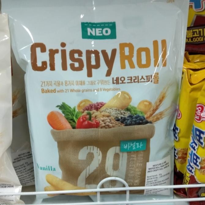 

Snack Neo Crispy Roll Pouch 80 Gram / Healthy Snack Korea Terlaris