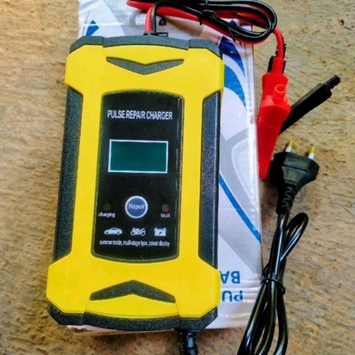 Terlaris Foxsur 12 V 5A Motor Mobil Bater Charger Aki Repear