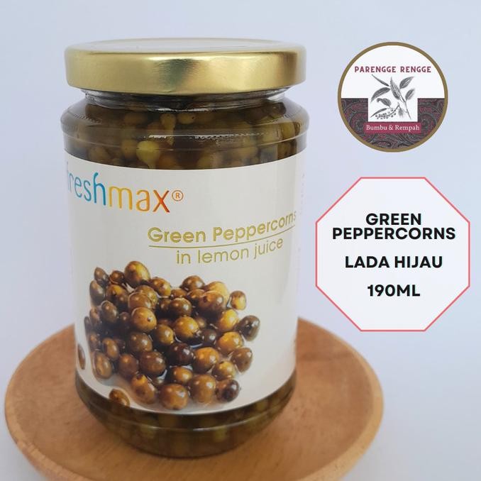 

Green Peppercorns 190Ml / Lada Hijau /Merica Hijau /Freshmax Green Peppercorns Terlaris
