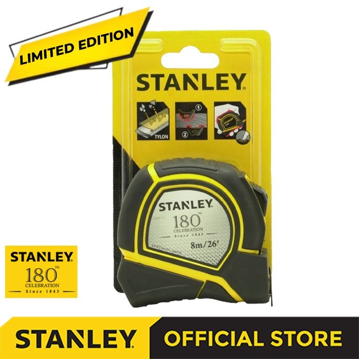 Terlaris Stanley 180th Tylon Tape Rules / Meteran Manual 8M STHT36195-180TH SALE