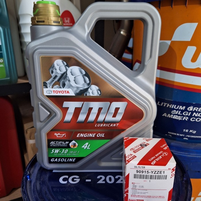 Oli Mesin Tmo 5W-30 Paket Oli Filter 4 Liter Yaris Sienta Harga Spesial