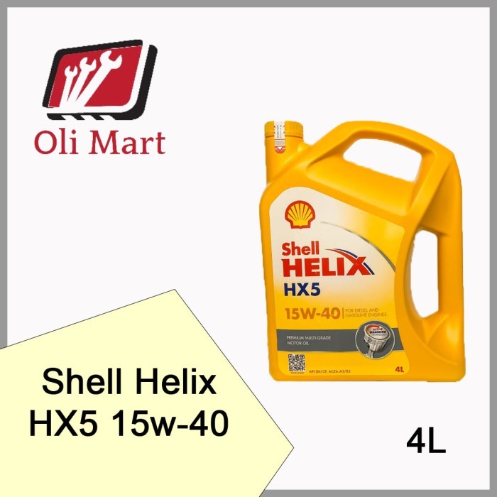 Oli Shell Helix Hx5 Original 4L Harga Spesial