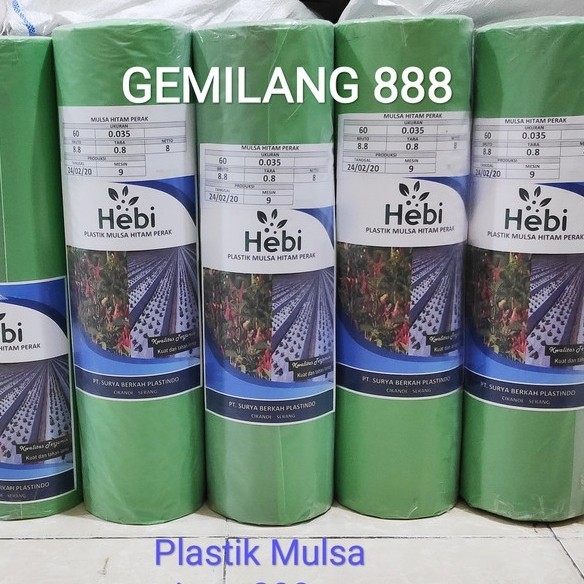 Plastik Mulsa, Plastik Hitam Silver Penutup Tanaman, Plastik Tanaman Terbaik