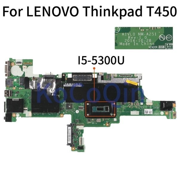 Motherboard Lenovo T450 Core i5 mainboard lenovo T450