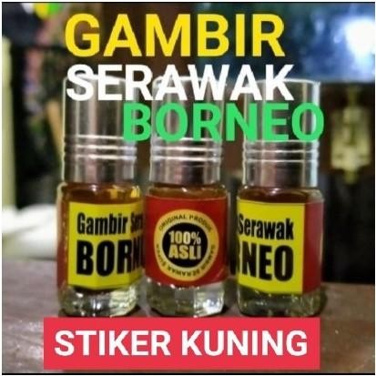 OBAT HERBAL TAHAN LAMA GAMBIR SERAWAK ASLI-STIKCER KUNING