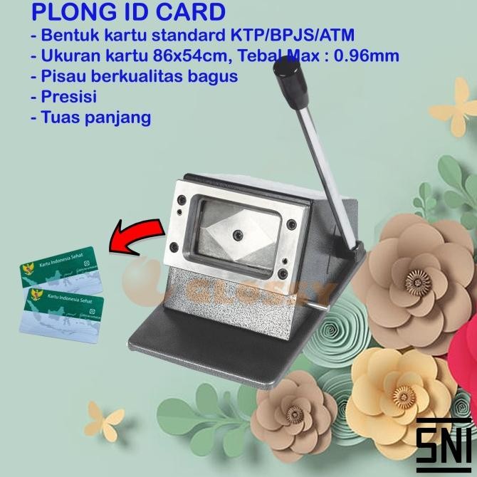 

TERLARIS - Plong ID Card PVC Card Cutter Standard Kartu Member