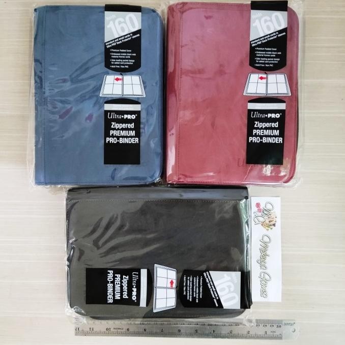 

TERMURAH - Ultra Pro Suede A5 Zippered 4-Pocket Premium PRO-BINDER 160 Ritsleting