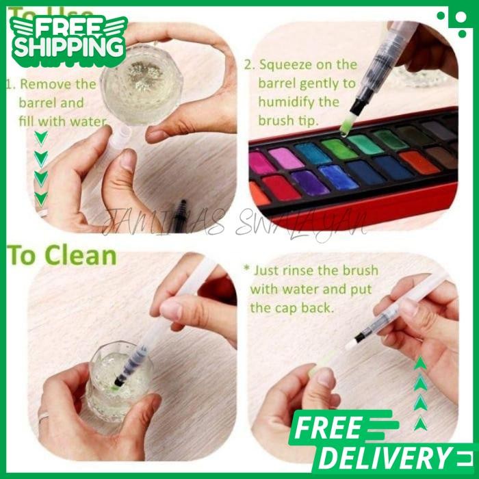 

BRUSH PEN WATER BRUSH WATER BRUSH WATER BRUSH PEN F78 BY JAMIMAS SWALAYAN TERBAIK !!