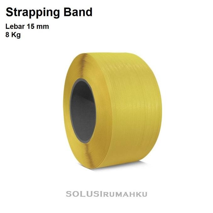 

HARGA DISC - STRAPPING BAND Lebar 15 MM Berat 8 KG / Tali Plastik Packing Barang