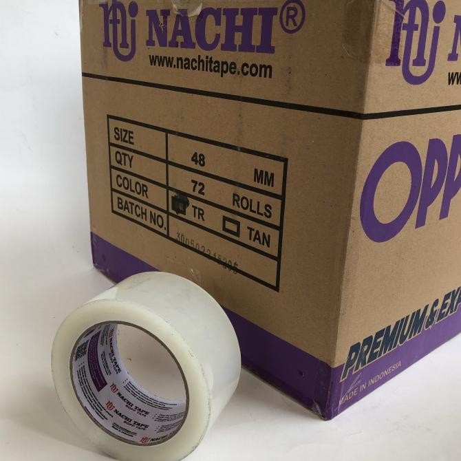 

TERBARU - lakban bening NACHI 48mm [1 dus = 72 pcs]