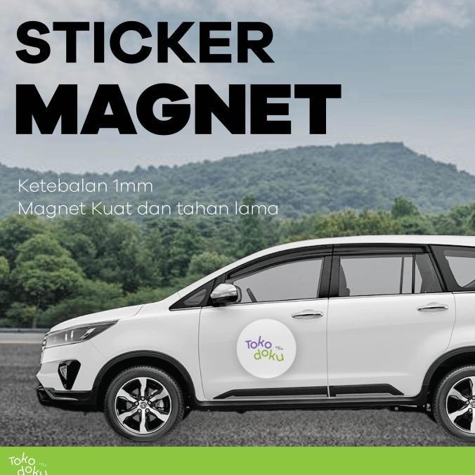 

TERBARU - Magnet sticker mobil / sign sticker magnet / sticker magnet kuat