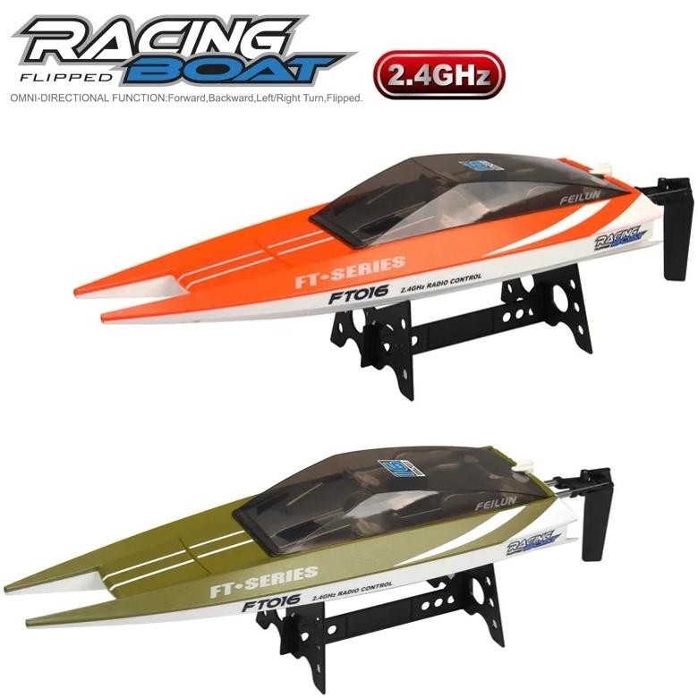 FEILUN FT016 2.4G 4CH WATERPROOF RACING RC BOAT HIGH SPEED 35KM/H RC FLIPPED WATER COOLING BOAT WATE