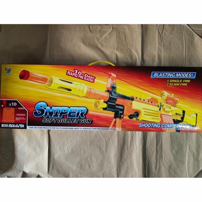 READY STOCK NERF SNIPER SOFT BULLET GUN 