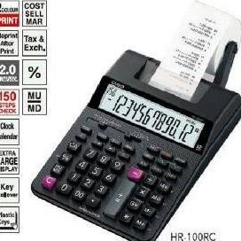 

TERMURAH - CASIO HR-100 RC - Calculator Printing/Kalkulator Struk/ Print 100RC