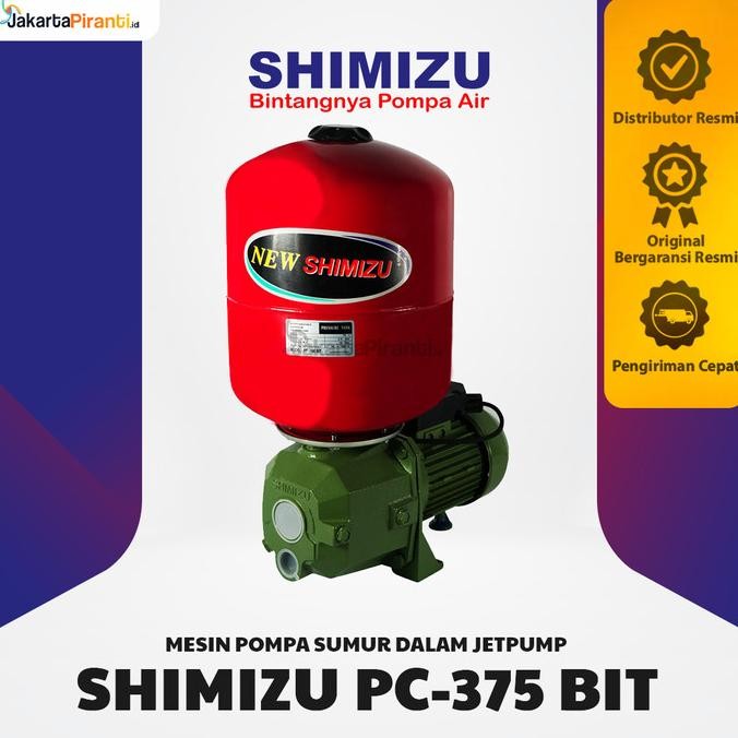 Mesin Pompa Air Jetpump Shimizu Pc 375 Bit