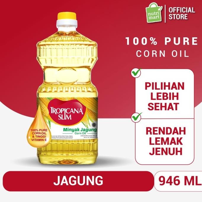 

Tropicana Slim Minyak Jagung 946ml (Botol)