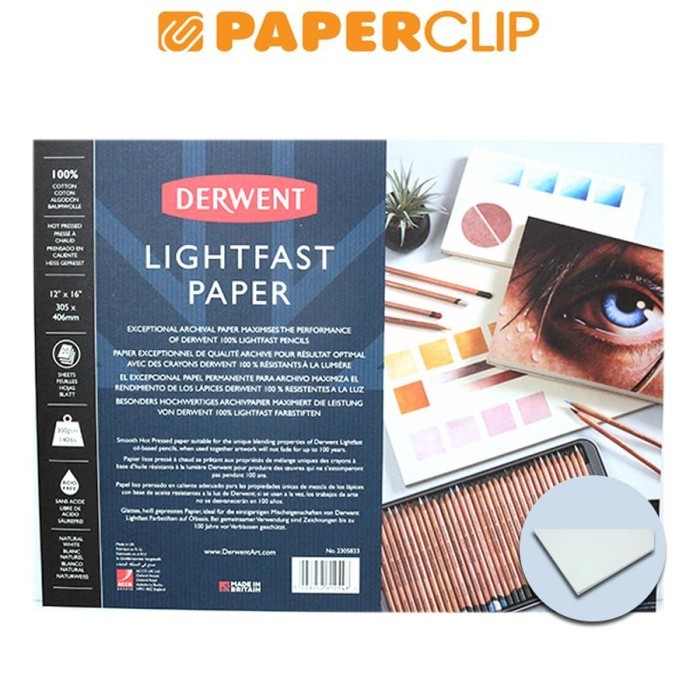 

Triyper Derwent Paper Pad Lightfast 12"X16" 300Gsm 2305833Dw