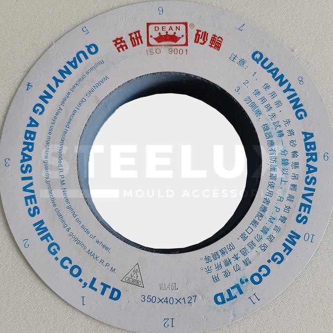 Batu Gerinda Duduk 200/300/350 Mm Putih Asah Poles Grinding Wheel 8"  Ready