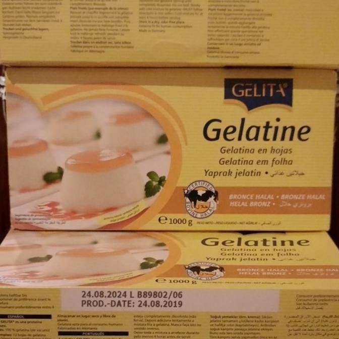 

Gelatine Sheet 10sheet/ Gelatin Lembaran 10lembar