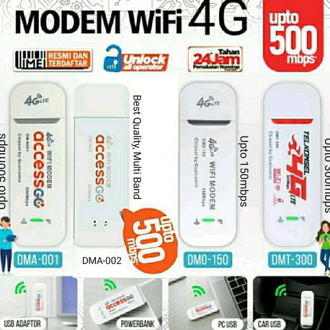 Modem Dongle Wifi 4G LTE, unlock. usb mifi