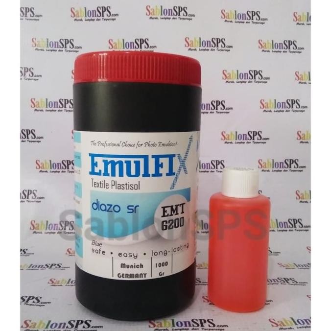 

OBAT AFDRUK SABLON EMULFIX TEXTILE PLASTISOL BLUE 1Kg