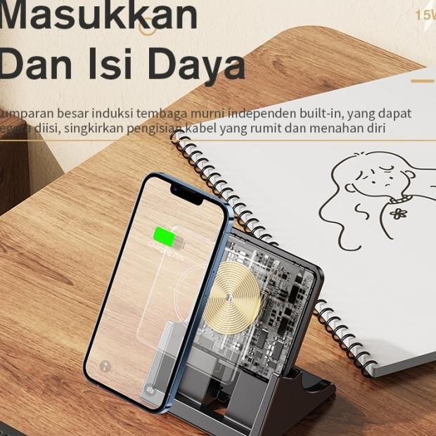 Kivee 15W Wireless Qi Fast Charger Stand Do For