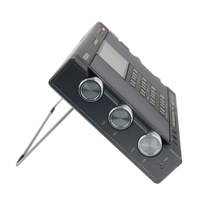 TERBARU Tecsun H-501 Portabel Radio Stereo, Band Penuh FM SSB Penerima Radio