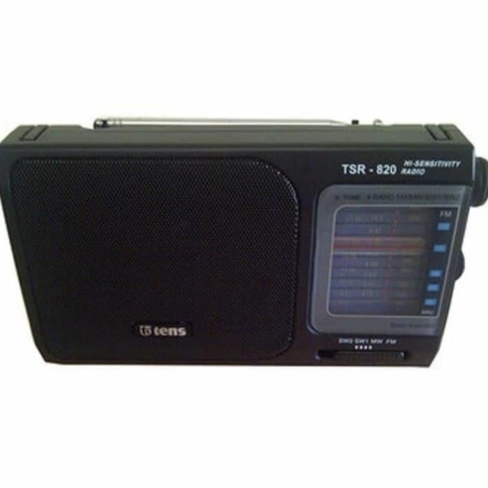 TERBARU Radio Portable Tens TSR 820 AC DC Vintage Jadul