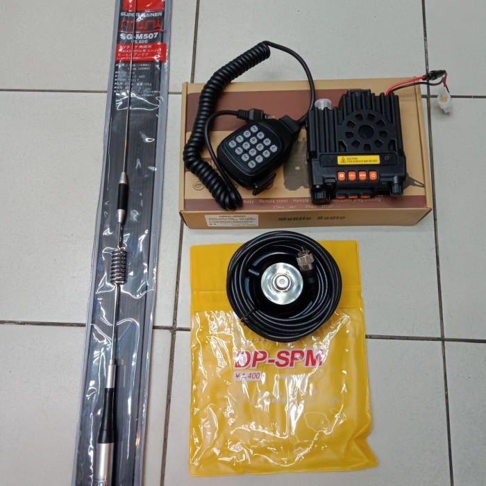 TERBARU PAKET RADIO RIG MINI DUAL BAND VHF DAN UHF