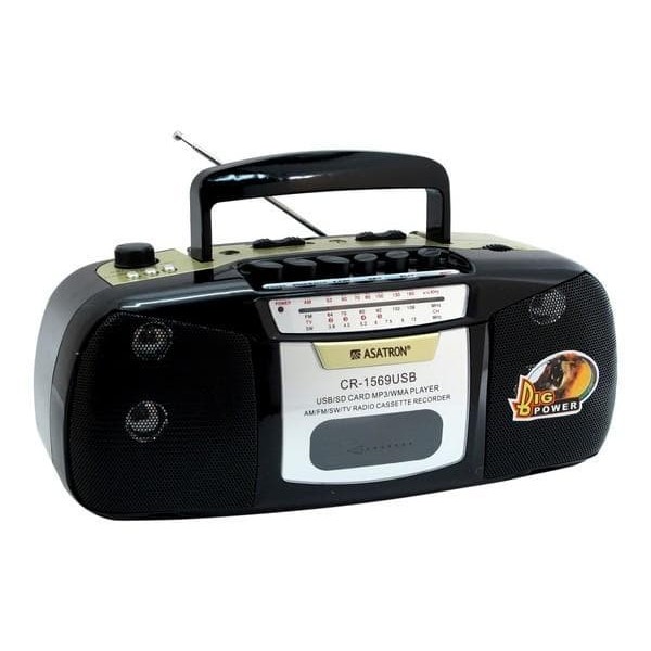 TERBARU Radio asatron usb 1569 radio tape kaset jadul