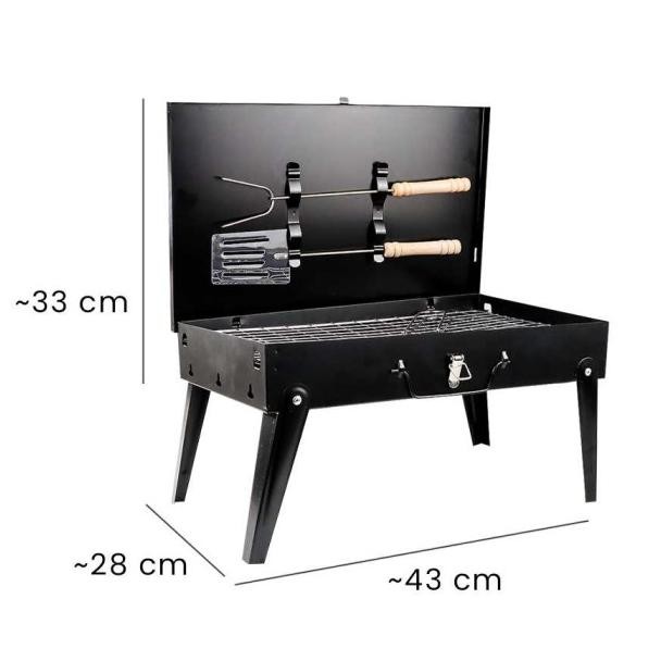 Alat Panggang Arang Bbq / Griller Panggangan Ikan Outdoor Foldable