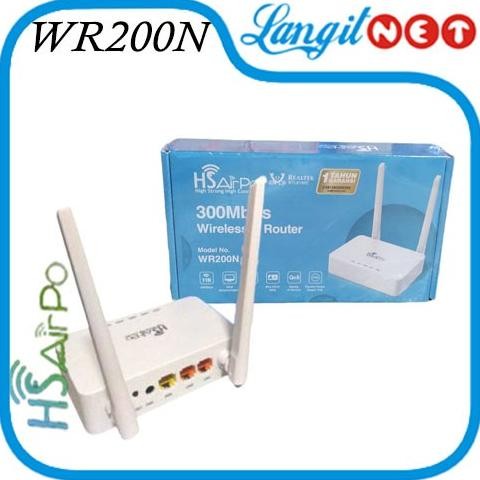 HS AIRPO WR200N 300Mbps WIRELESS N ROUTER