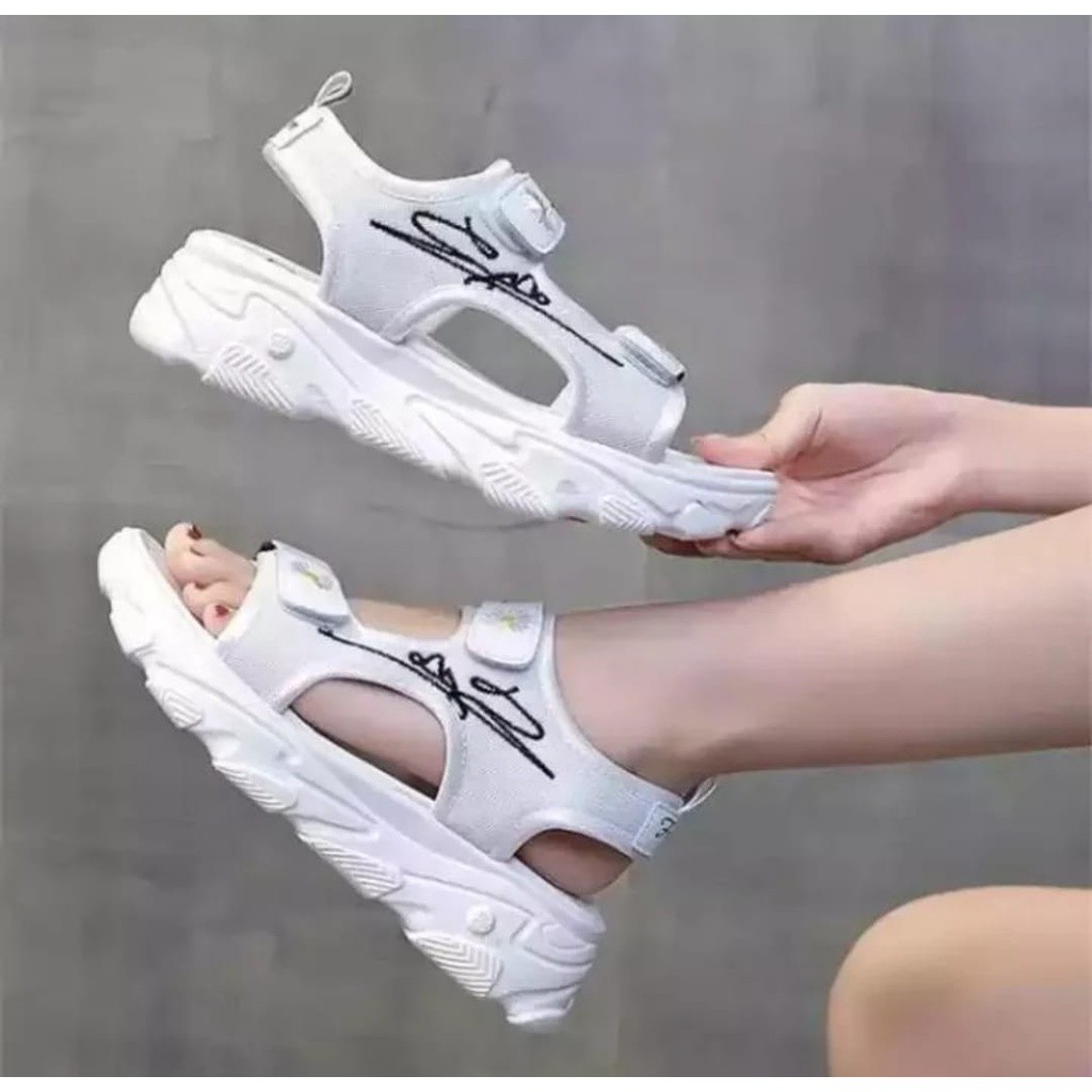 Shandal Anak Kecil Sendal Selop Anak Cewek Alas Kaki Ank Perempuan Sendal Selop Selip Karet Slip On 