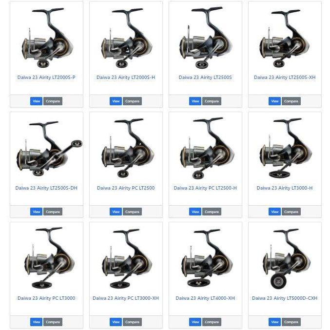 Daiwa Airity LT Model 2023 Spinning Reel Pancing