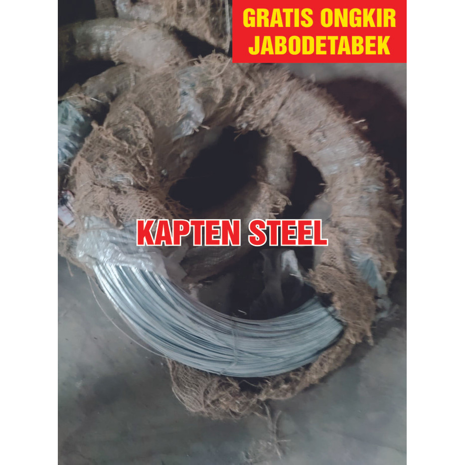 Kawat Seng Galvanis BWG 22 Ukuran ( 0,7 mm x 25 kg )