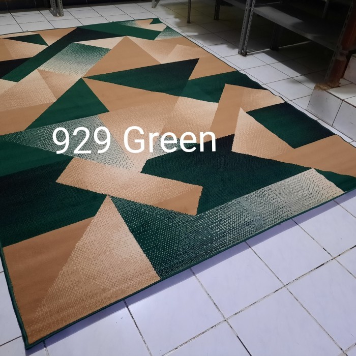 Karpet Permadani Moderno Momento Besar Jumbo 210x310 cm Hijau Green