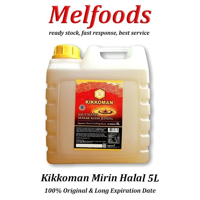 

Kikkoman Mirin HALAL 5L Cuka Sushi Bumbu Sushi Jepang