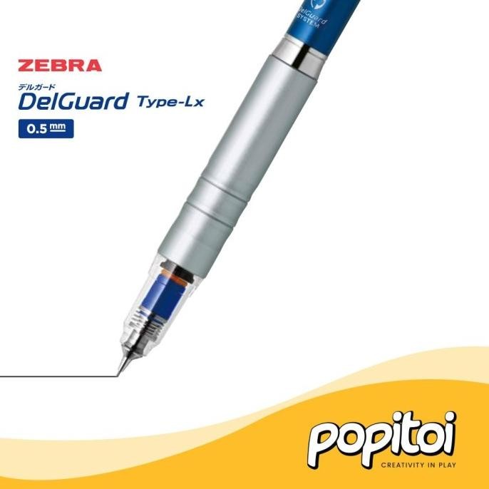 

NEW Zebra DELGUARD Type LX Mechanical Pencil 0.5 mm pensil mekanik 0,5