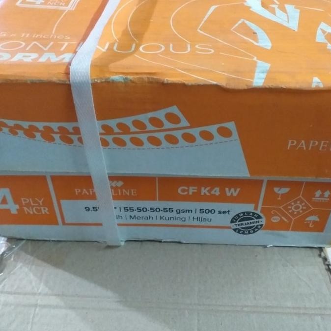 

BEBAS ONGKIR - kertas continuous form 4 ply 9,5x11 paperline/sinar dunia murah