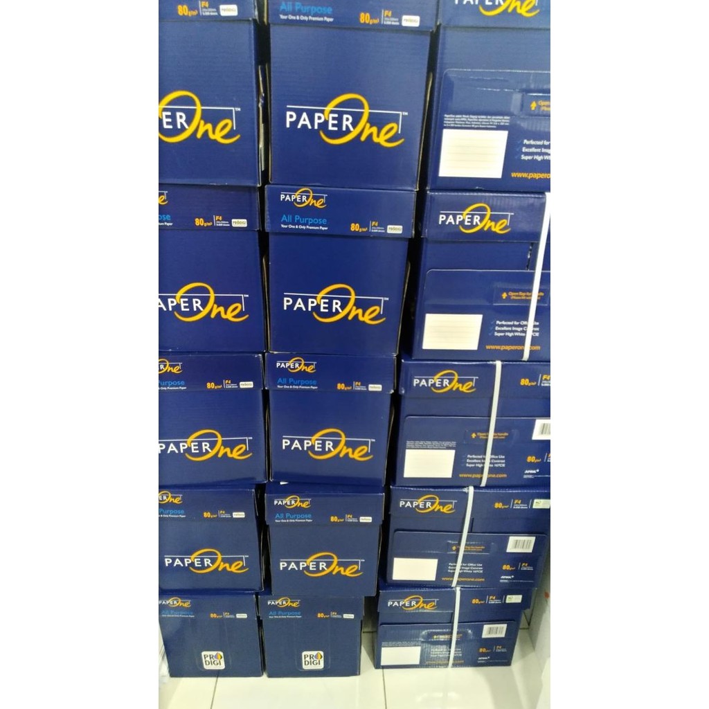 

TERLARIS - KERTAS HVS A4 80 grm PAPER ONE PEMBELIAN 1 DUS PROMO TERBATAS......