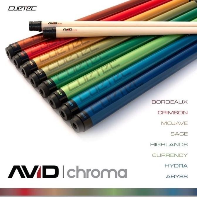 TERBARU - Cuetec AVID CHROMA - SHAFT KAYU 12.75mm