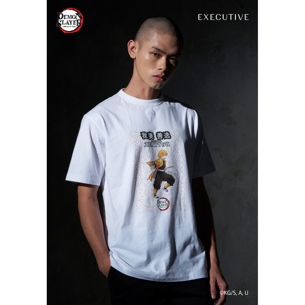 Demon Slayer Executive Zenitsu T-Shirt White