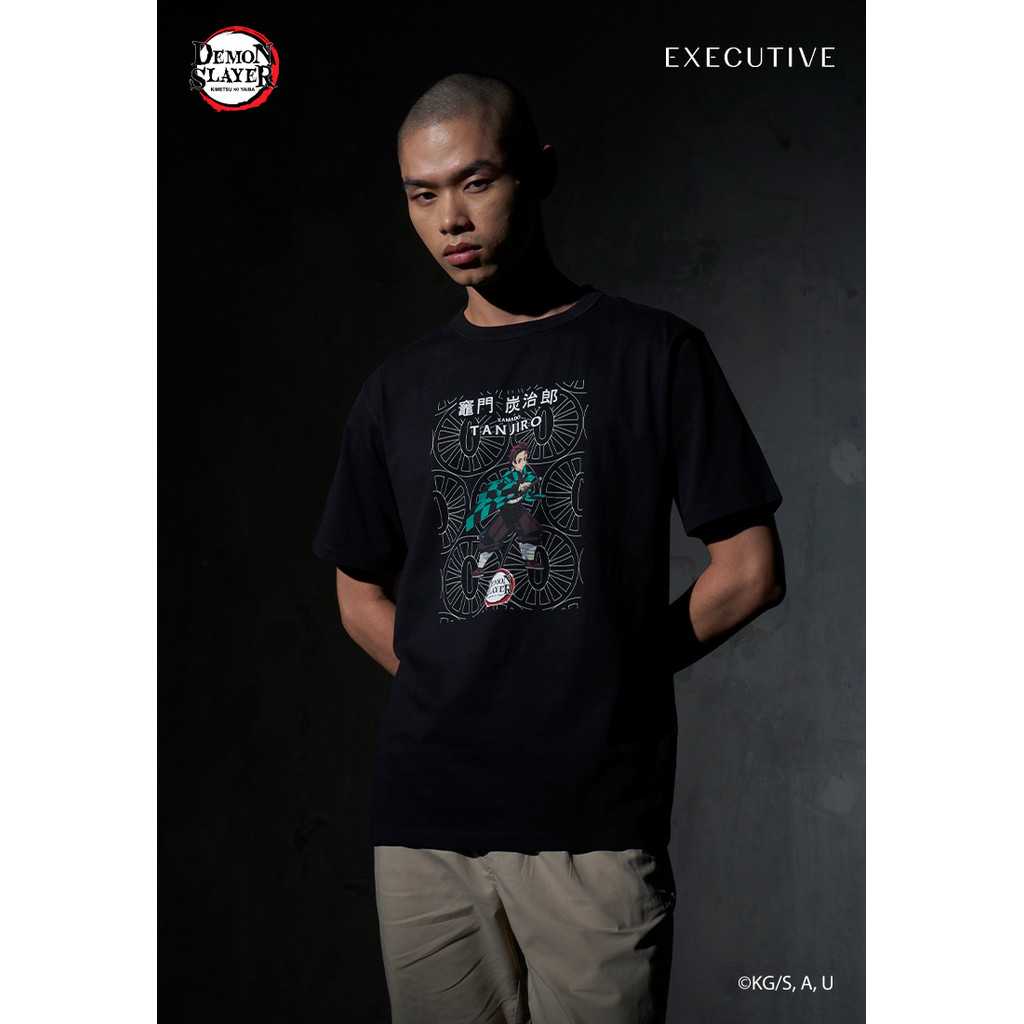 Demon Slayer Executive Tanjiro T-Shirt Black