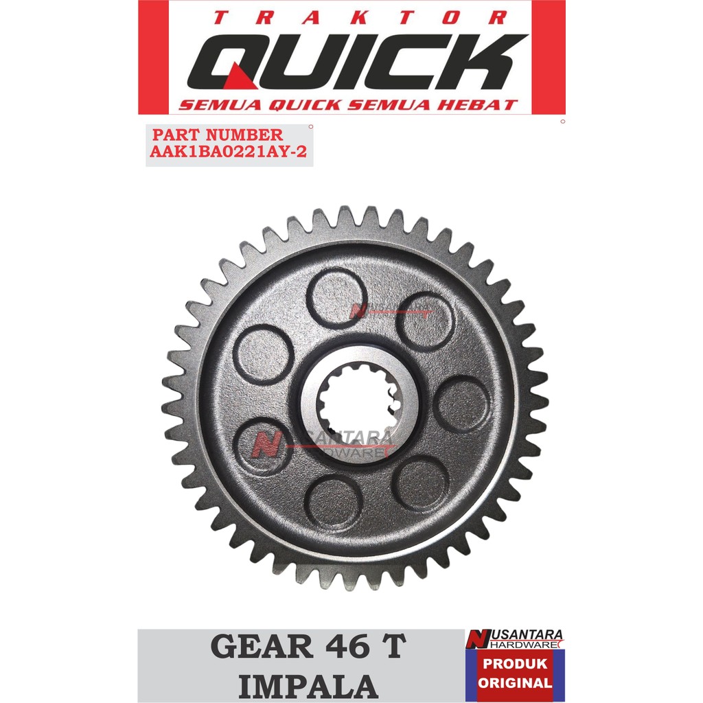 gear 46 t traktor impala, gigi 46 mata traktor impala,gir 46 mata impala, roda gigi impala, spare pa