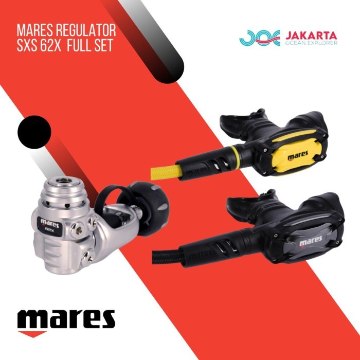 MARES REGULATOR SXS 62X FULL SET / REGULATOR DIVING / SCUBA DIVING READY STOK